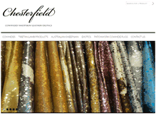 Tablet Screenshot of chesterfieldleather.com